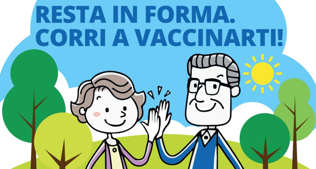 Resta in forma. Corri a vaccinarti